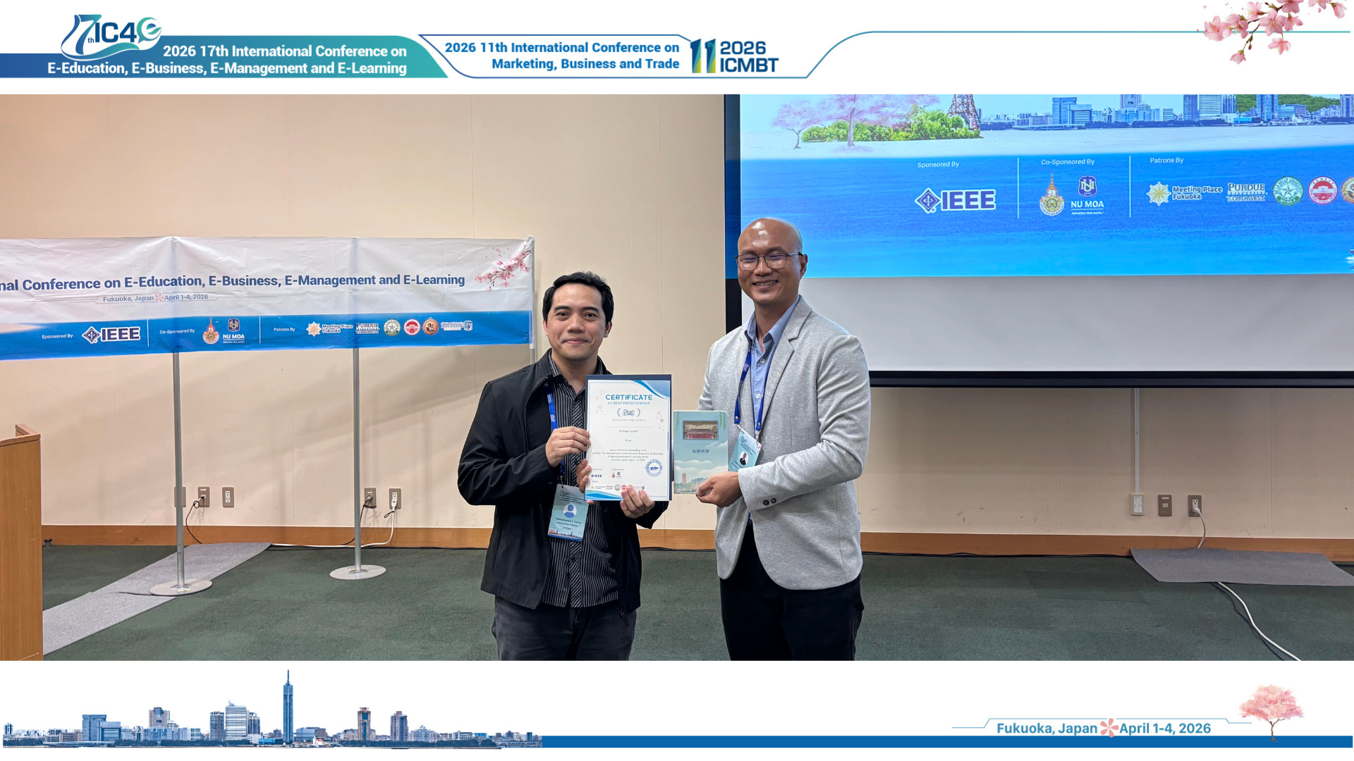 Best Presentation Award Winner - Onsite Session 6